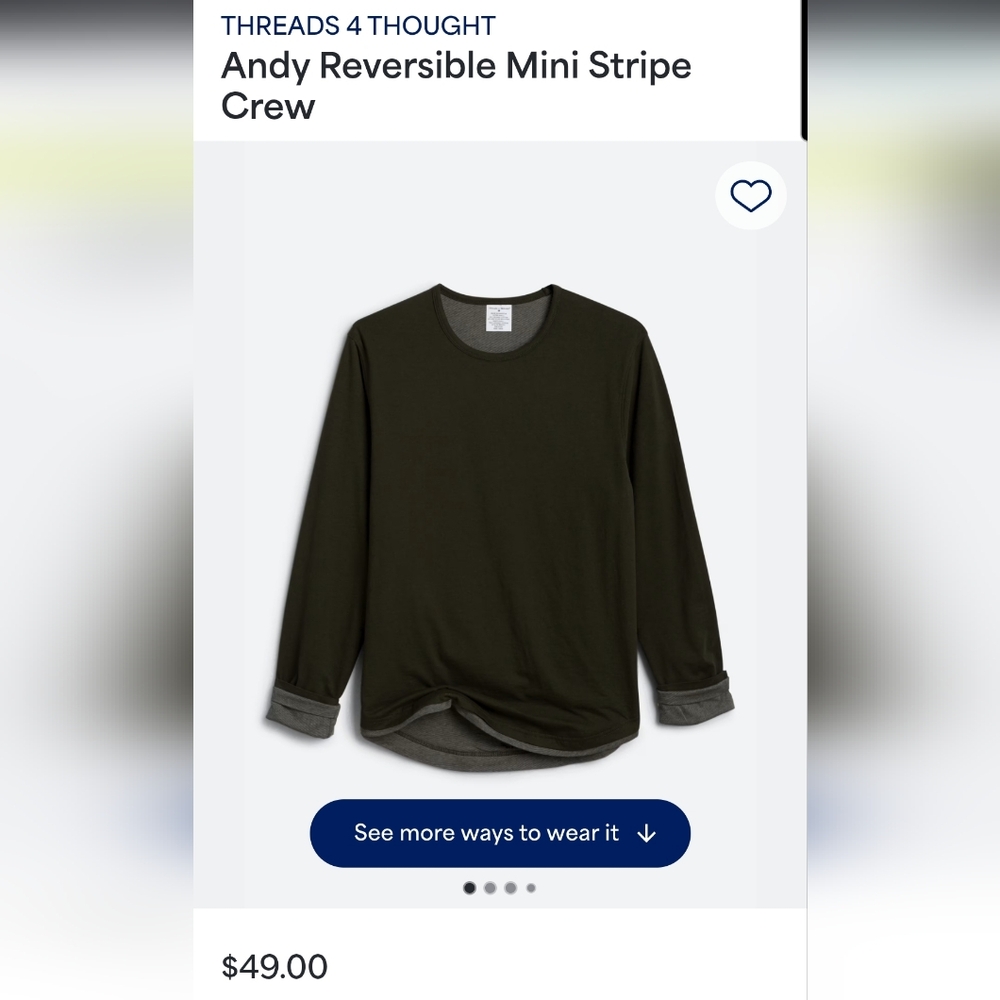 Threads 4 Thought Andy Men's Long Sleeve Shirt